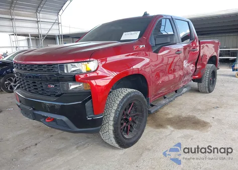 2021 Chevrolet Silverado 4Wd Short Bed Custom Trail Boss from USA, damaged, VIN 3GCPYCEFXMG383713